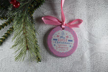 Load image into Gallery viewer, Baby's "First Christmas" Ornament